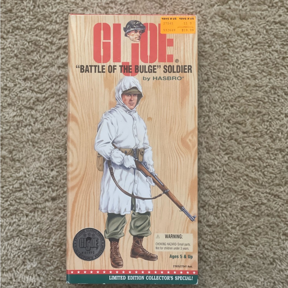 GI Joe: Limited Edition: Battle of the Bulge Soldier: New in Box